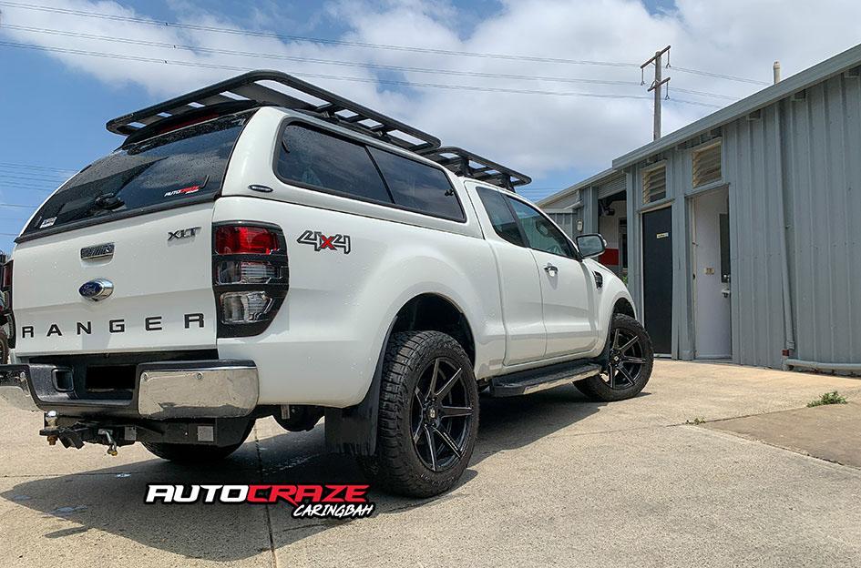 FORD RANGER AVALANCHE GLOSS BLACK MILLED ACCENTS